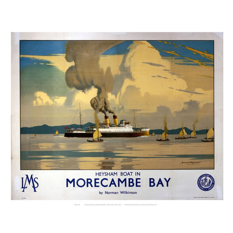Morecambe bay 24" x 32" Matte Mounted Print
