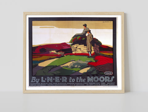 By Lner To The Moors - 11X14inch Premium Art Print