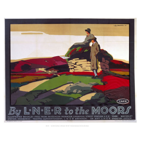 By liner to the moors 24" x 32" Matte Mounted Print