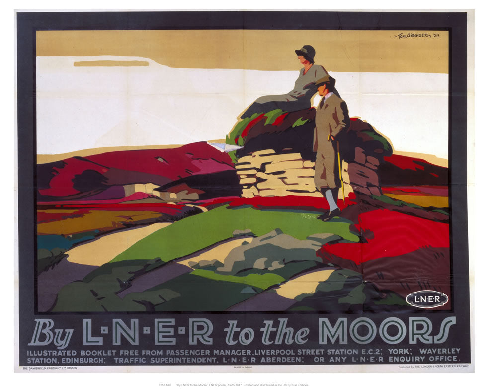 By liner to the moors 24" x 32" Matte Mounted Print