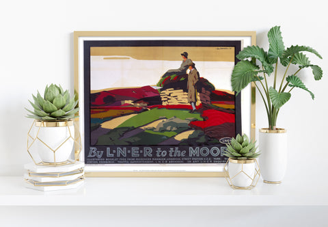 By Lner To The Moors - 11X14inch Premium Art Print
