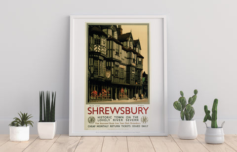 Shrewsbury, Historic Town - 11X14inch Premium Art Print