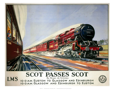 Scot passes scot 24" x 32" Matte Mounted Print