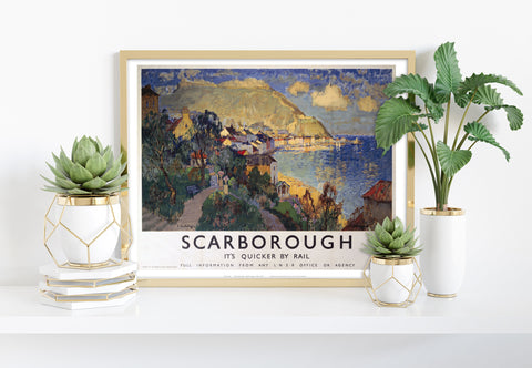 Scarborough, Sea View - 11X14inch Premium Art Print