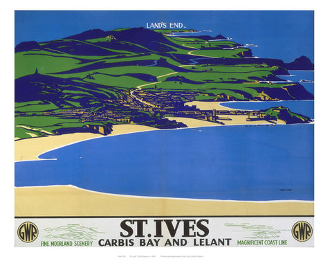 St Ives 24" x 32" Matte Mounted Print