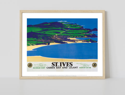 St Ives, Carbis Bay And Lelant - 11X14inch Premium Art Print