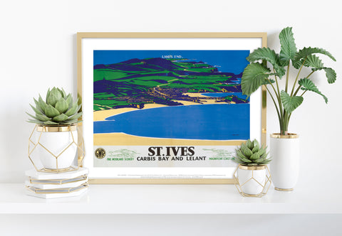 St Ives, Carbis Bay And Lelant - 11X14inch Premium Art Print