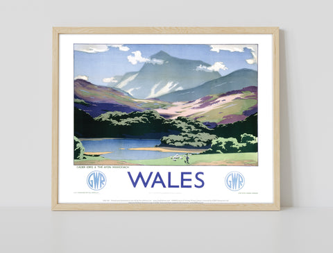 Wales, Cader Idris And The Afon Mawddach - 11X14inch Premium Art Print