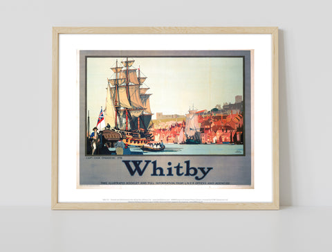 Whitby - Capt Cook Embarking 1776 - 11X14inch Premium Art Print