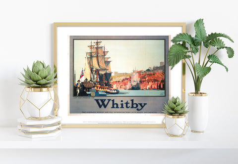 Whitby - Capt Cook Embarking 1776 - 11X14inch Premium Art Print