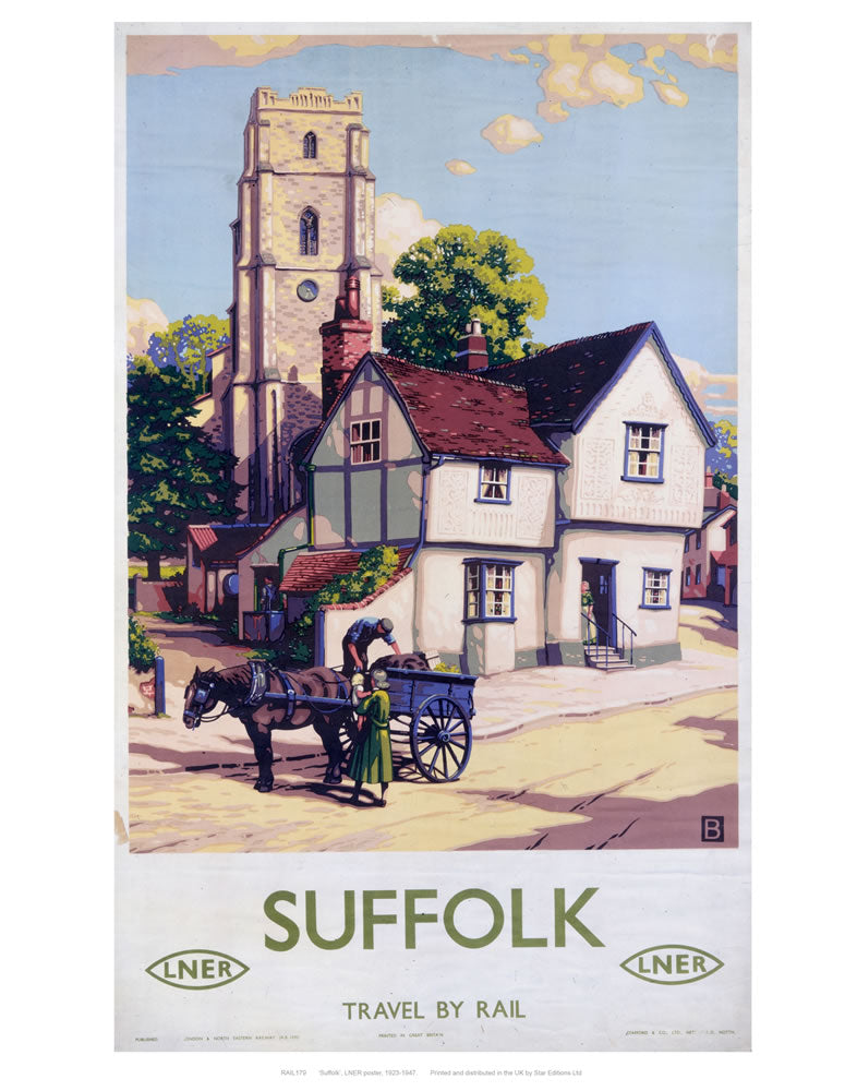 Suffolk 24" x 32" Matte Mounted Print