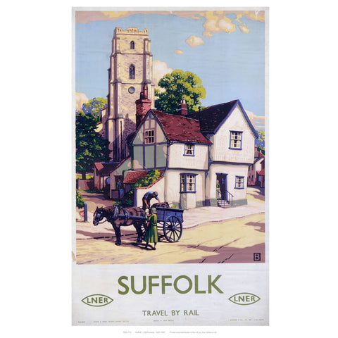 Suffolk 24" x 32" Matte Mounted Print