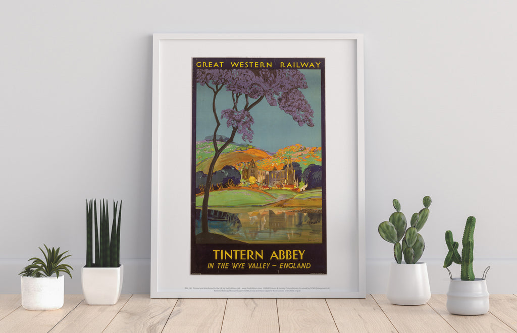 Tintern Abbey In The Wye Valley - 11X14inch Premium Art Print