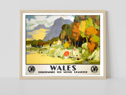 Wales, Scenic Grandeur - 11X14inch Premium Art Print