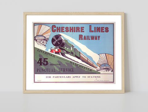 Cheshire Lines Railway, Liverpool - Manchester - Art Print