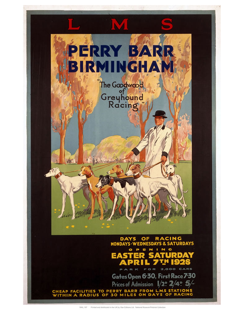 Perry Barr Birmingham 24" x 32" Matte Mounted Print