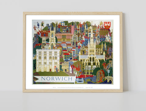 Norwich Illustration - 11X14inch Premium Art Print
