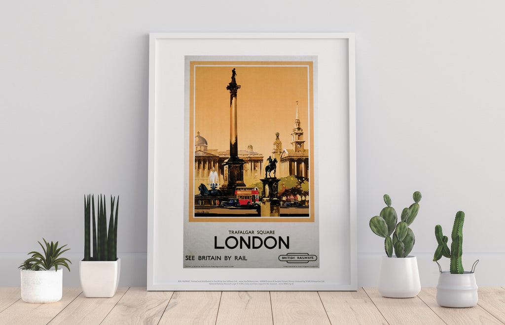 Trafalgar Square London - 11X14inch Premium Art Print