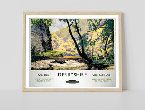 Derbyshire, Chee Dale - 11X14inch Premium Art Print