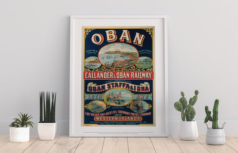 Callander & Oban Railway - 11X14inch Premium Art Print
