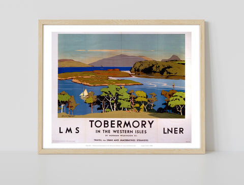 Tobermoray In The Western Isles - 11X14inch Premium Art Print
