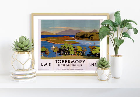 Tobermoray In The Western Isles - 11X14inch Premium Art Print