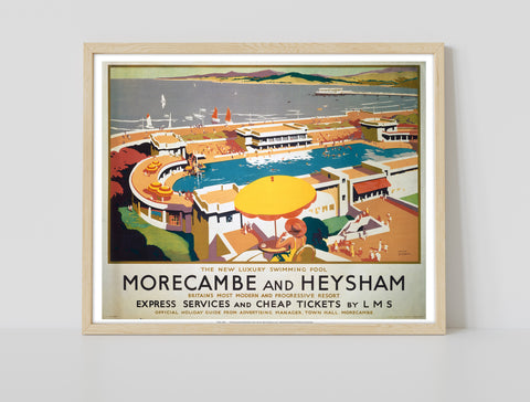 Morecambe And Heysham Resort Art Print