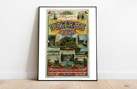 Dukeries Route East Coast Railway Art Print