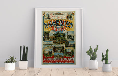 Dukeries Route East Coast Railway Art Print
