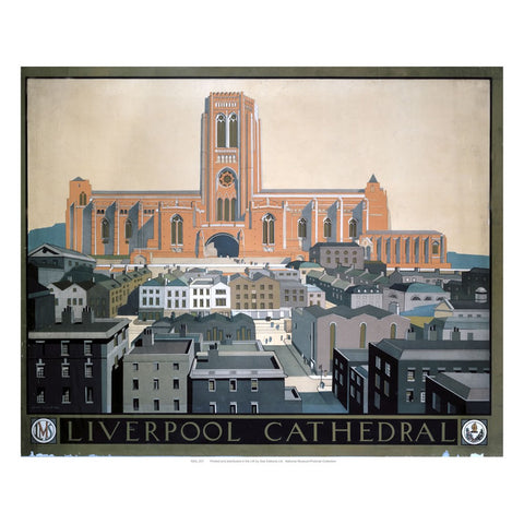 Liverpool Cathedral 24" x 32" Matte Mounted Print