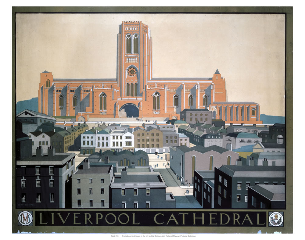 Liverpool Cathedral 24" x 32" Matte Mounted Print