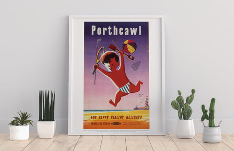 Porthcawl For Happy Holidays - Glamorganshire - Art Print