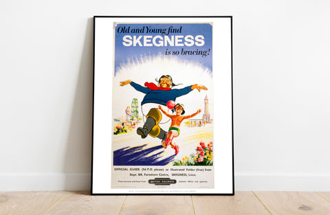 Old And Young Skegness - 11X14inch Premium Art Print