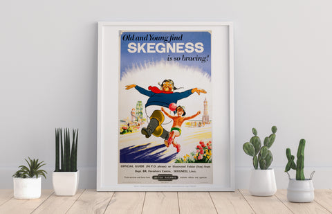 Old And Young Skegness - 11X14inch Premium Art Print