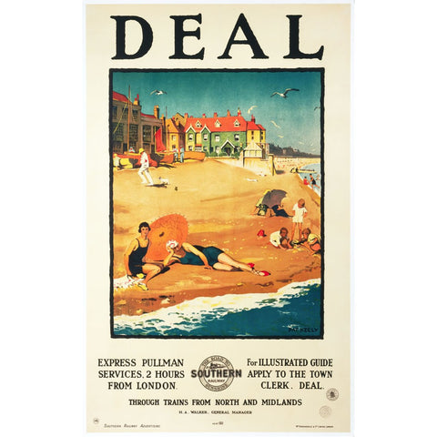 Deal Southern Railway 24" x 32" Matte Mounted Print