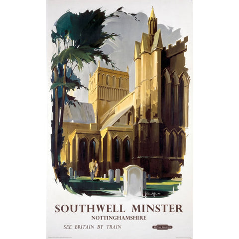 Southwell Minster Nottinghamshire 24" x 32" Matte Mounted Print