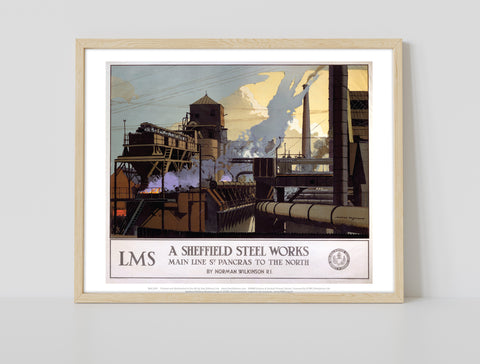 Sheffield Steel Works Lms - 11X14inch Premium Art Print
