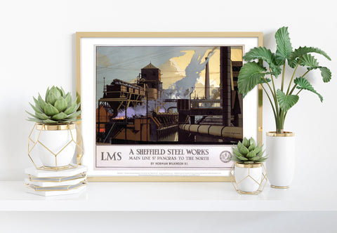 Sheffield Steel Works Lms - 11X14inch Premium Art Print