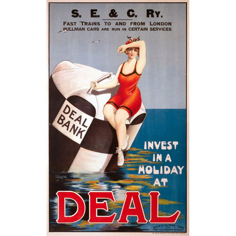 Invest in a holiday at Deal 24" x 32" Matte Mounted Print