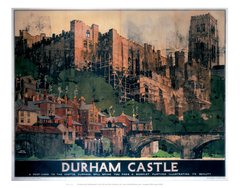 Durham Castle 24" x 32" Matte Mounted Print