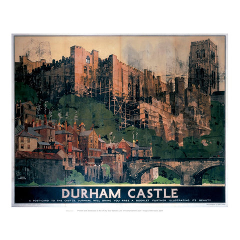 Durham Castle 24" x 32" Matte Mounted Print