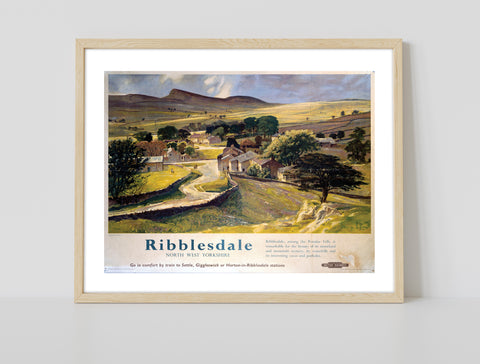 Ribblesdale North West Yorkshire - 11X14inch Premium Art Print