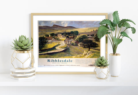 Ribblesdale North West Yorkshire - 11X14inch Premium Art Print