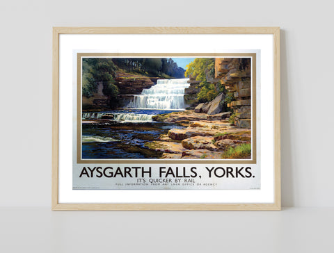 Aysgarth Falls, Yorkshire - 11X14inch Premium Art Print