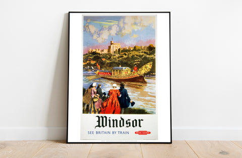 Windsor - River Thames - 11X14inch Premium Art Print