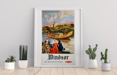 Windsor - River Thames - 11X14inch Premium Art Print