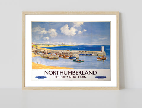 Northumberland, Seahouses - 11X14inch Premium Art Print