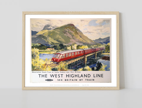 The West Highland Line - Lochy Viaduct Art Print