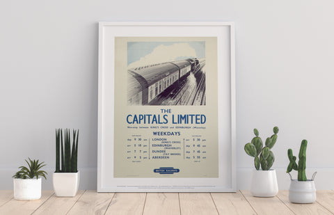 The Capitals Limited - Edinburgh, Dundee, Aberdeen Art Print