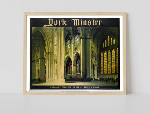 York Minster, Treasure House Of Stained Glass - Art Print